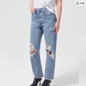 Agolde 90s Mid Rise Straight Jeans